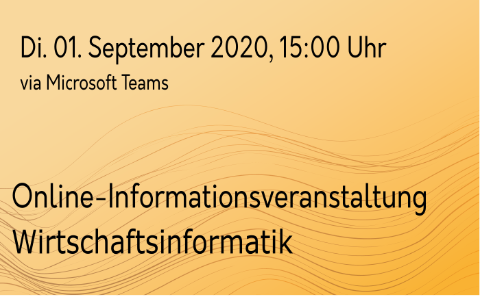 Online Infoveranstaltung 01.September